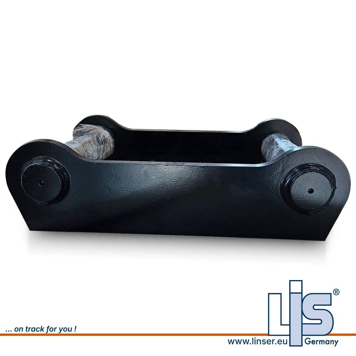 Adapterrahmen Symlock MS03, SW03, passend für Lehnhoff Schnellwechsler von LIS. Von der Seite.