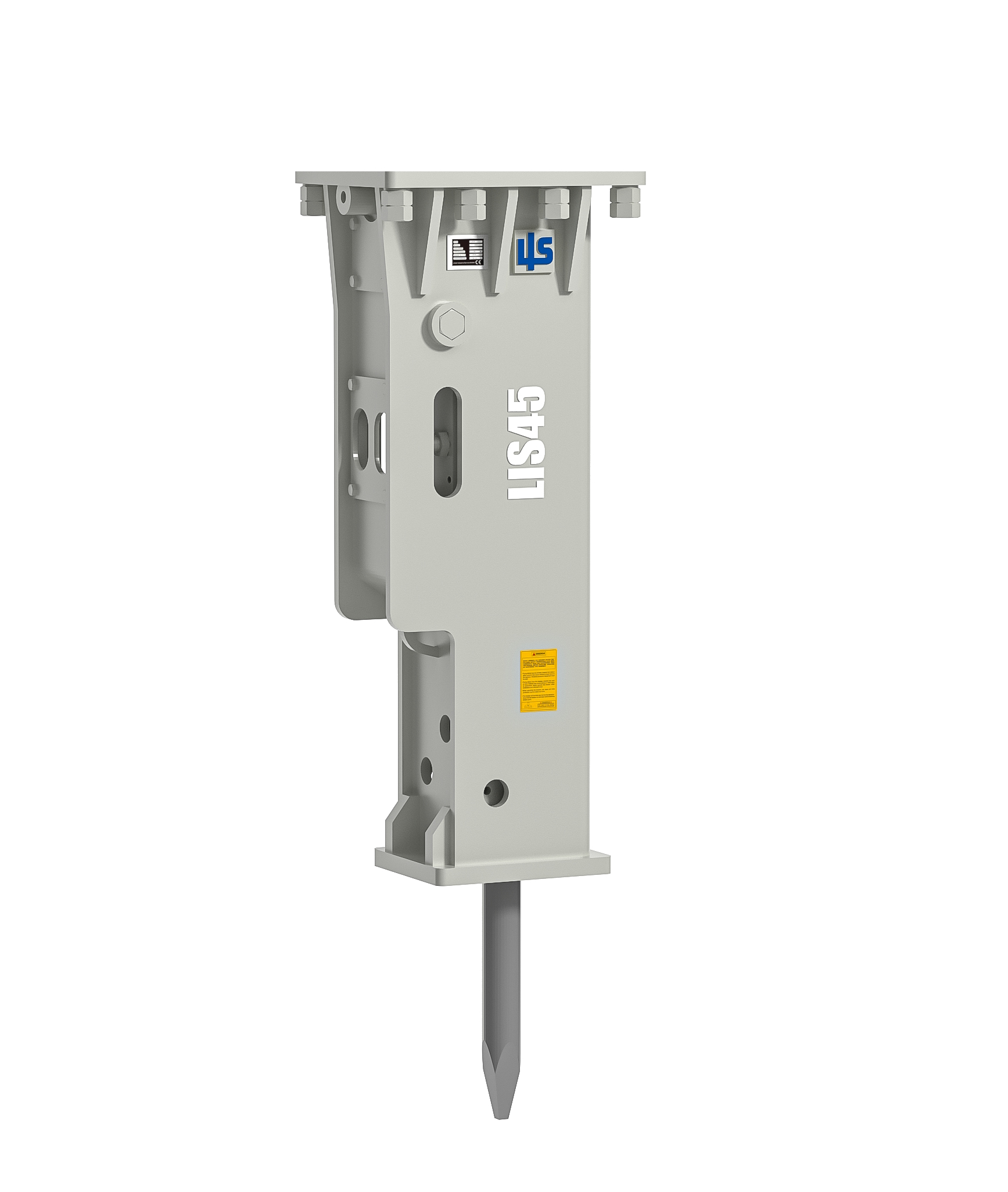 LIS Hydraulikhammer 1,2t-3,0t Minibagger mit
neutraler Adapterplatte ohne Aufnahme