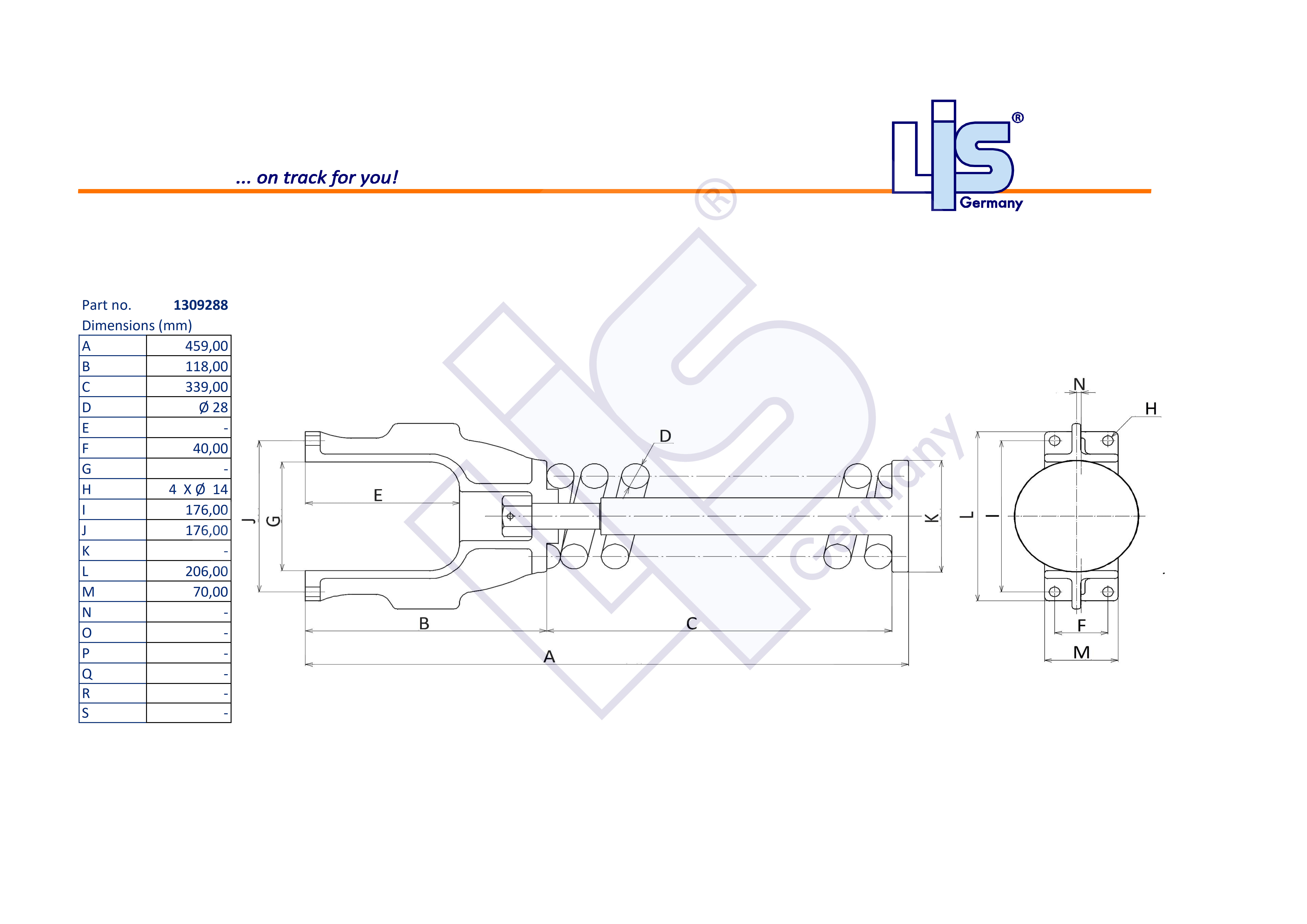 TRACK ADJUSTER & SPRING ASSEMBLY