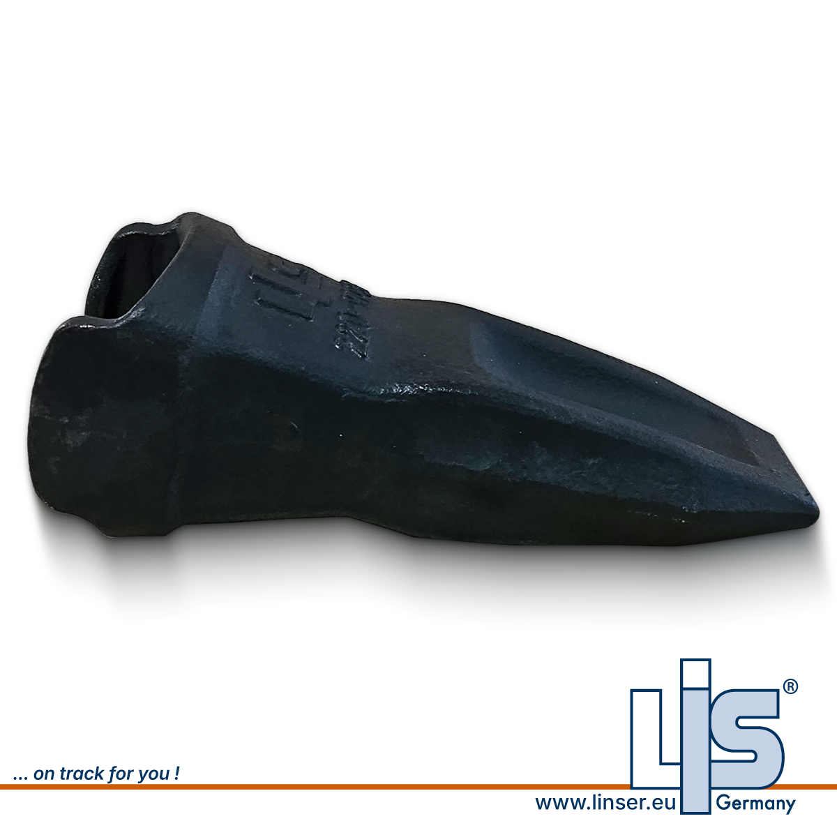 LIS Baggerzahn K80 2209089 von der Seite für CAT K-System.