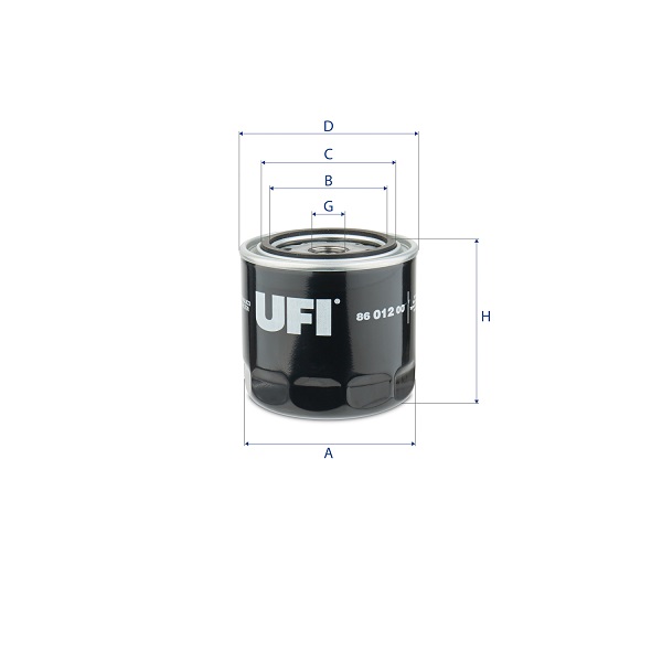 UFI FILTERS 86.012.00 Hydraulikfilter SpinOn