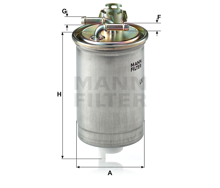 MANN-FILTER WK853/11 Kraftstoff-Leitungsfilter (Inline)