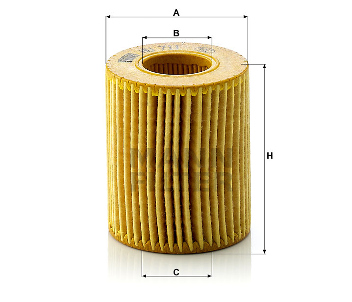 MANN-FILTER HU711x Ölfilterelement
