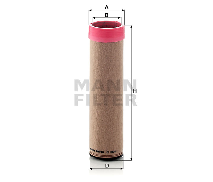 MANN-FILTER CF990/2 air filter element (secondary)