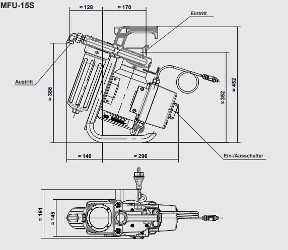 HYDAC MFU-10P9-SM-FE/-I1 Mobile Filtration Unit (Serviceaggregat)