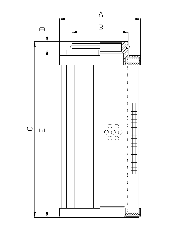 WG407 Hydraulic filter element