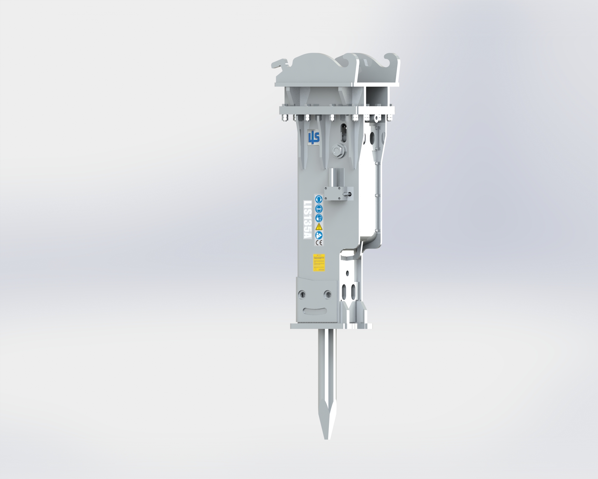 LIS Hydraulikhammer 16,0t-21,0t Bagger mit
Aufnahme für CW40