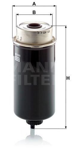MANN-FILTER WK8161 Kraftstofffilter SpinOn