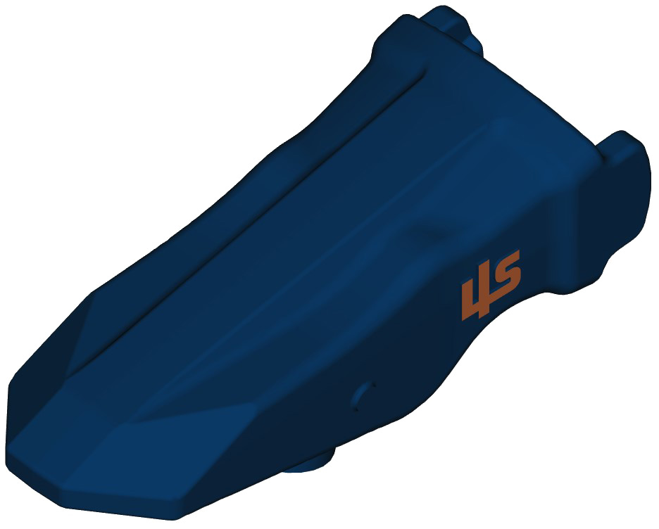 LIS Radladerzahn K100 - Scharfe HD Zahnspitze passend für CAT K-System
