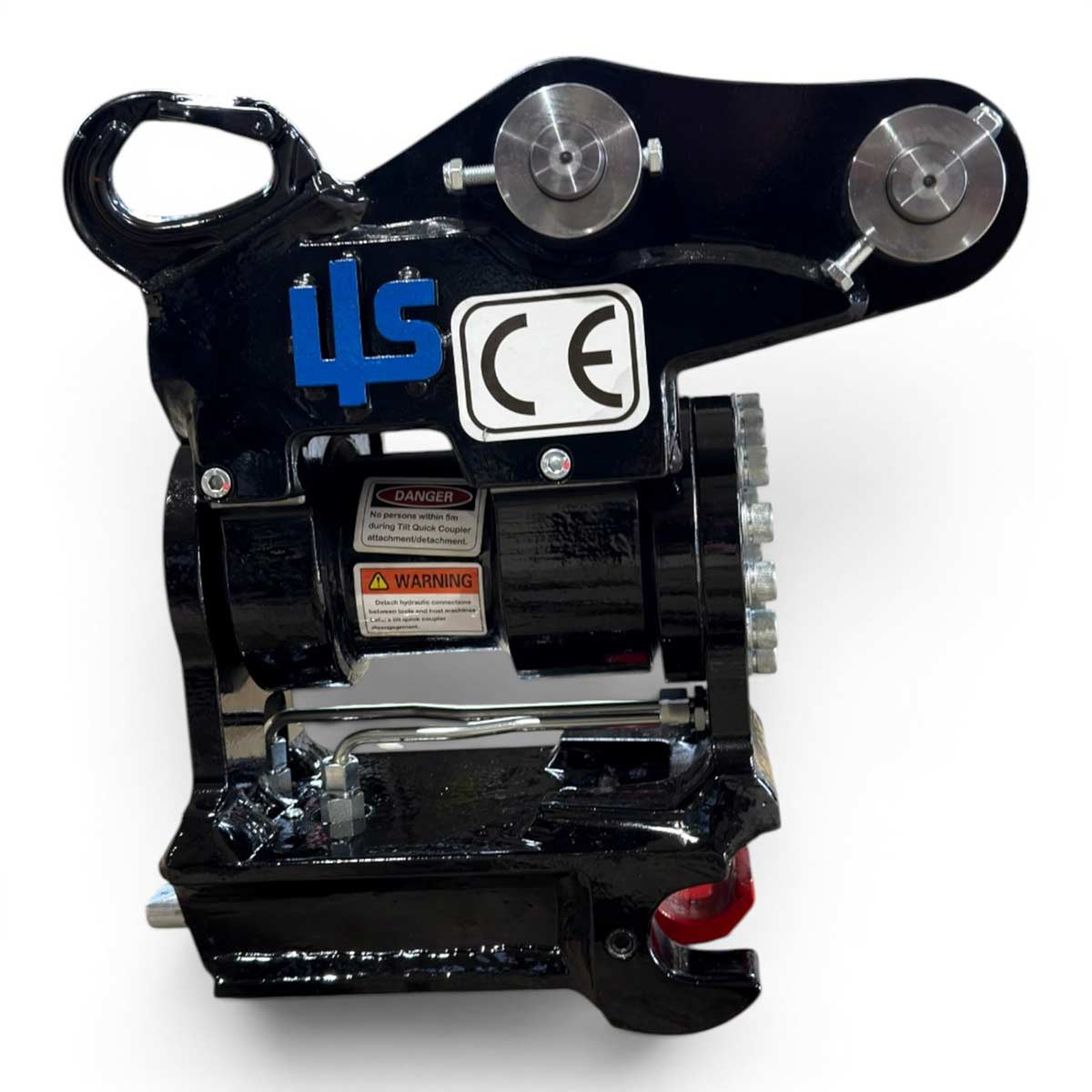 Hydraulischer LIS® Tilt-Schnellwechsler für Minibagger und Bagger mit Aufnahme und Schwenkmechanismus