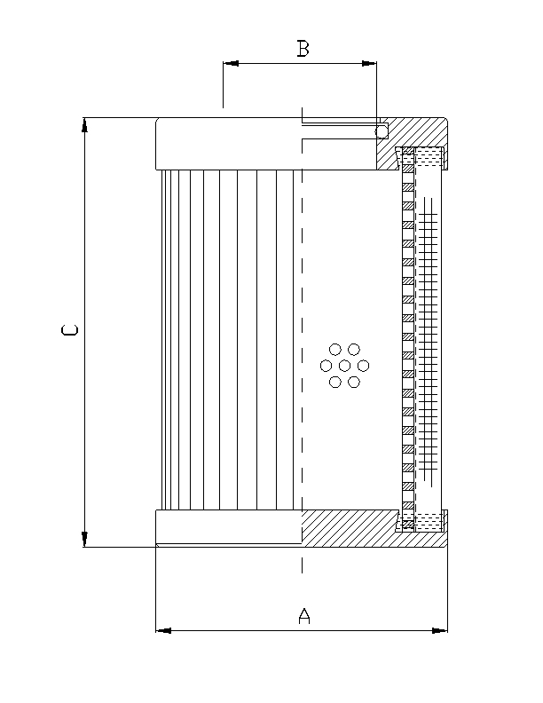 FILTREC D122G25B hydraulic filter element