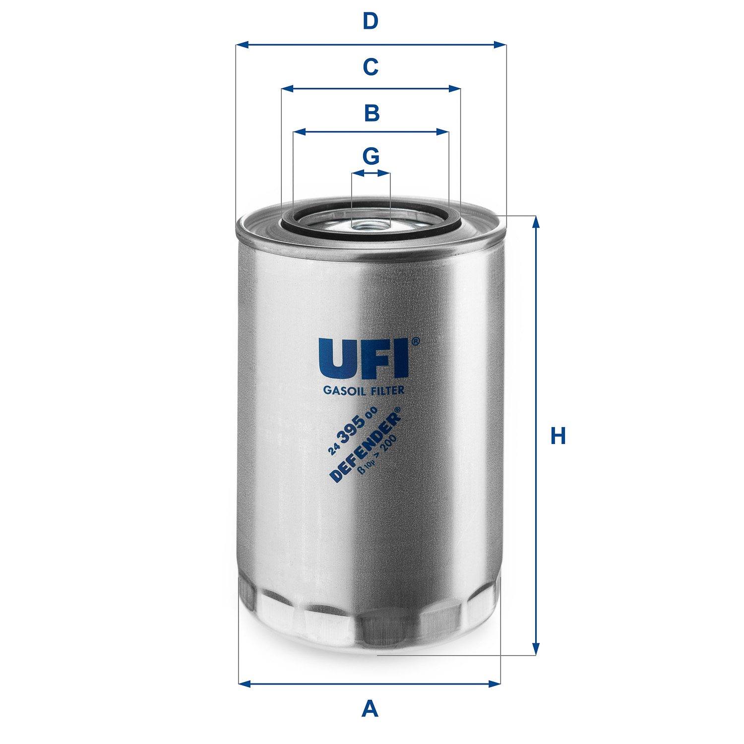 UFI FILTERS 24.395.00 Kraftstofffilterelement