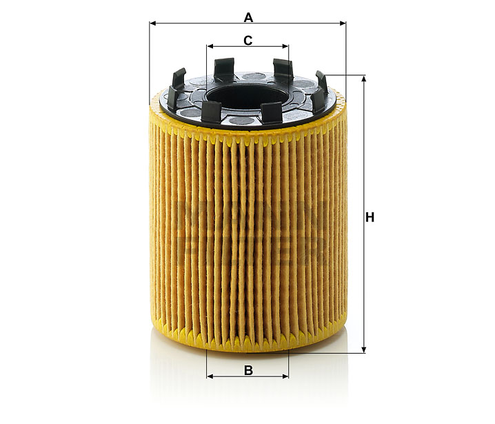 MANN-FILTER HU713/1x Ölfilterelement, metallfrei