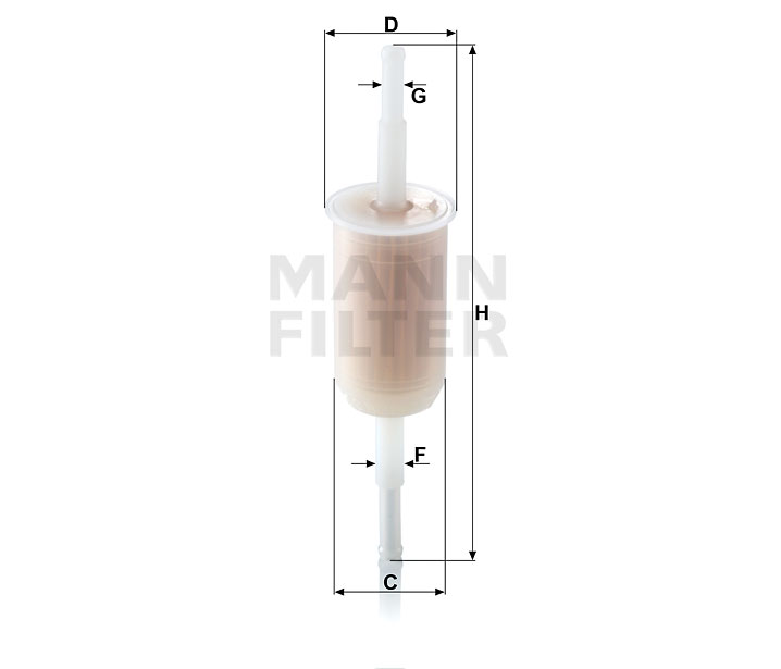 MANN-FILTER WK32(10) Kraftstoff-Leitungsfilter Inline