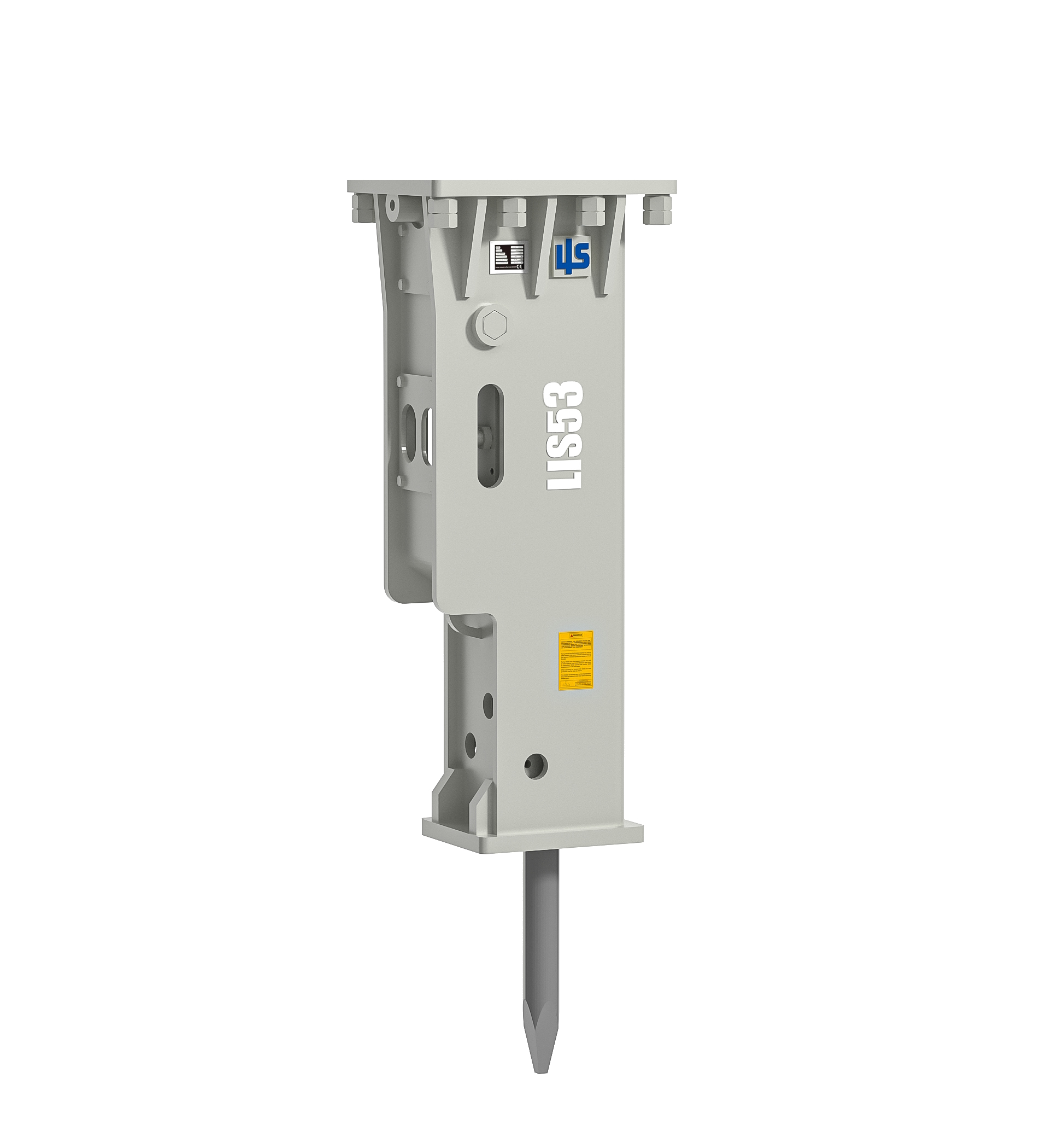 LIS Hydraulikhammer 2,0t-4,5t Minibagger mit
neutraler Adapterplatte ohne Aufnahme