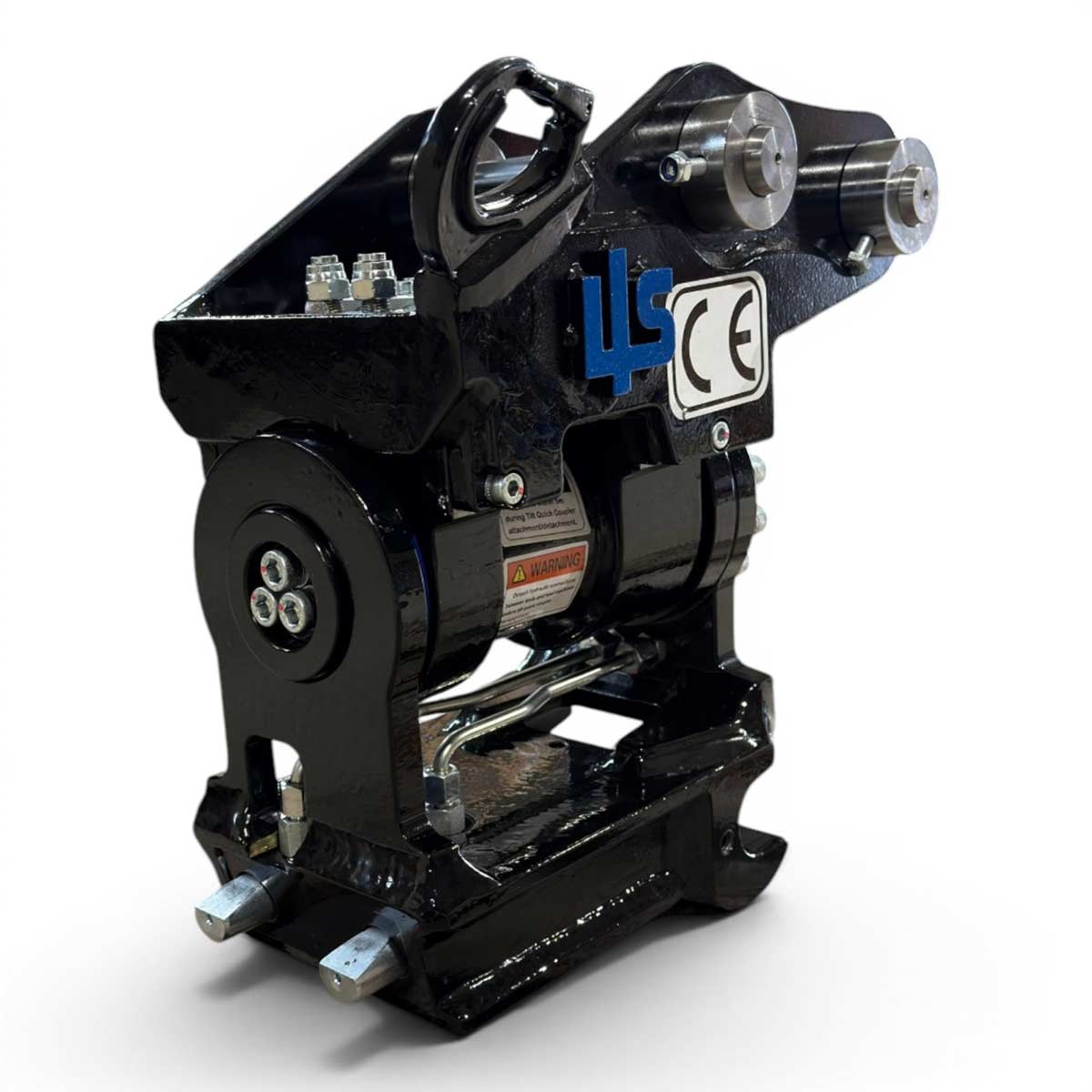 Schwenkbarer LIS® Tilt-Schnellwechsler für Bagger mit hydraulischem Schnellwechselsystem und CE-Kennzeichnung