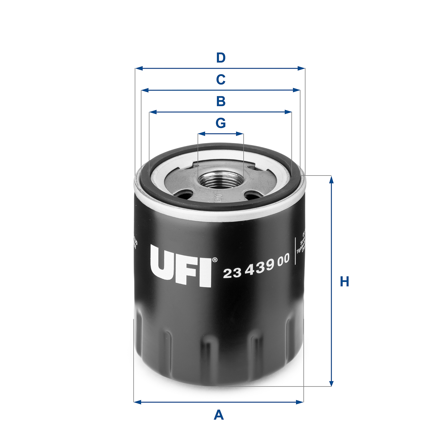 UFI FILTERS 23.439.00 Ölfilter SpinOn