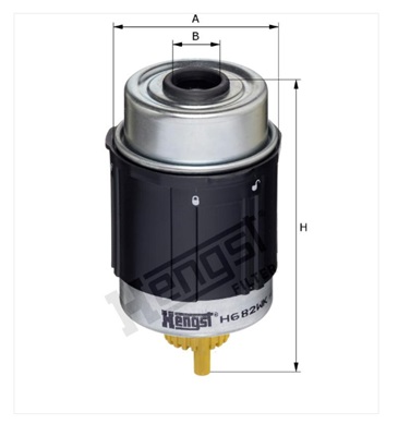 HENGST FILTER H682WK Kraftstofffilter SpinOn