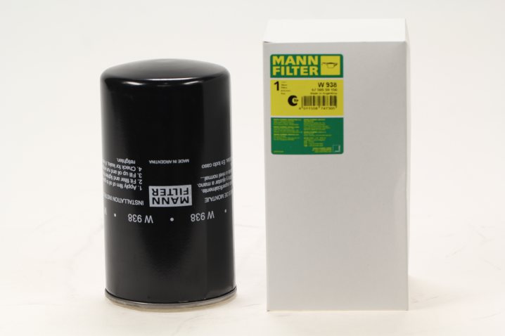 MANN-FILTER W938 oil filter (spin-on)