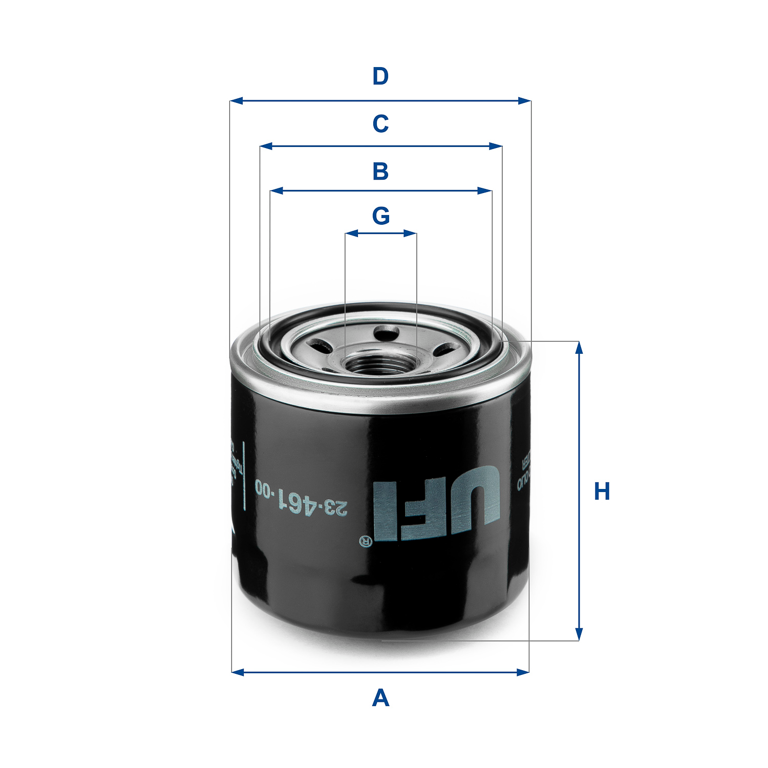 UFI FILTERS 23.461.00 Ölfilter SpinOn