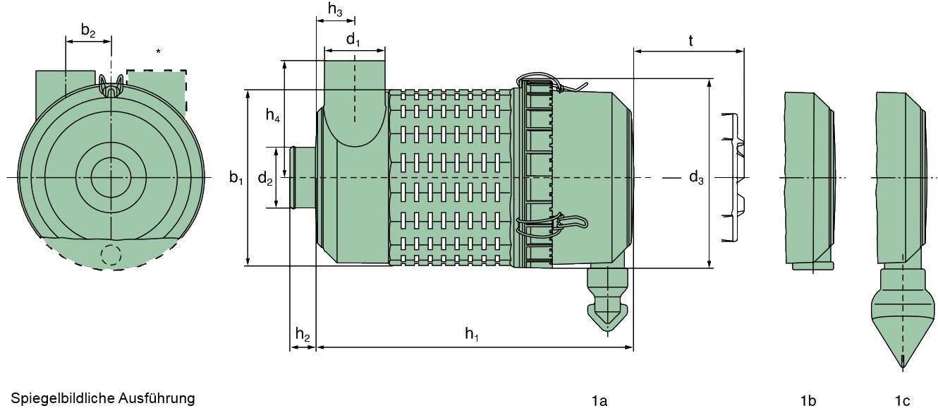 MANN+HUMMEL Luftfilter 4530292910 (Europiclon spiegelbildlich)