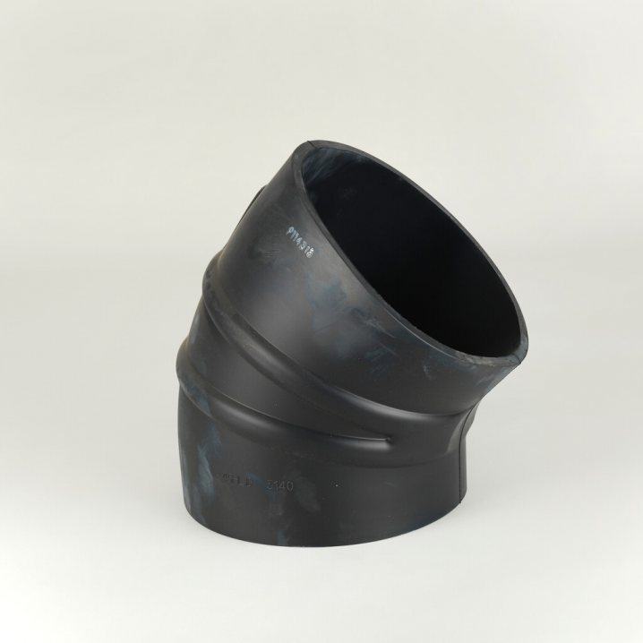DONALDSON P114313 Krümmer 45°, ID=254mm (Gummi)