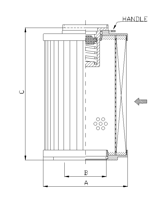 FILTREC R140T125B hydraulic filter element