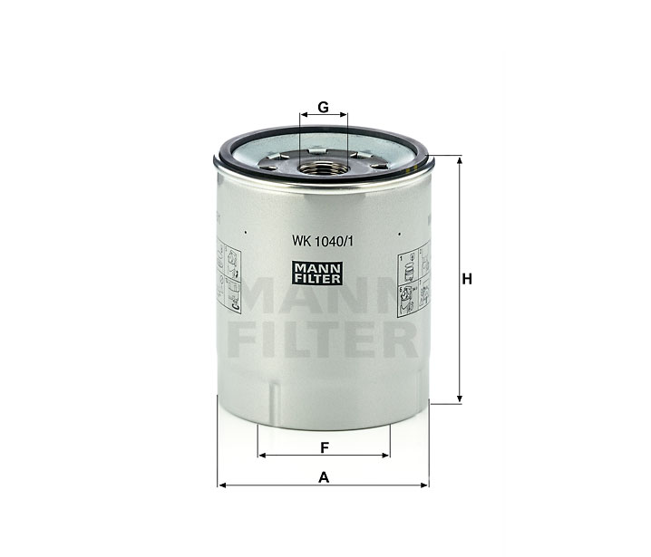 MANN-FILTER WK1040/1x Kraftstoffwechselfilter