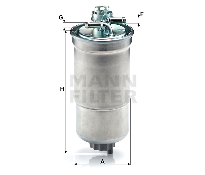 MANN-FILTER WK853/3x Kraftstoff-Leitungsfilter (Inline)