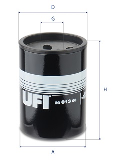 UFI FILTERS 29.013.00 Kühlflüssigkeitsfilter SpinOn