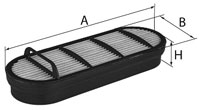 MANN-FILTER CF2120 air filter element (secondary)
