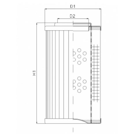 D111G15A Hydraulikfilterelement (Druckfilter)
