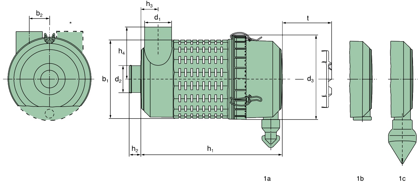 MANN+HUMMEL Luftfilter 4550292941 (Europiclon spiegelbildlich)