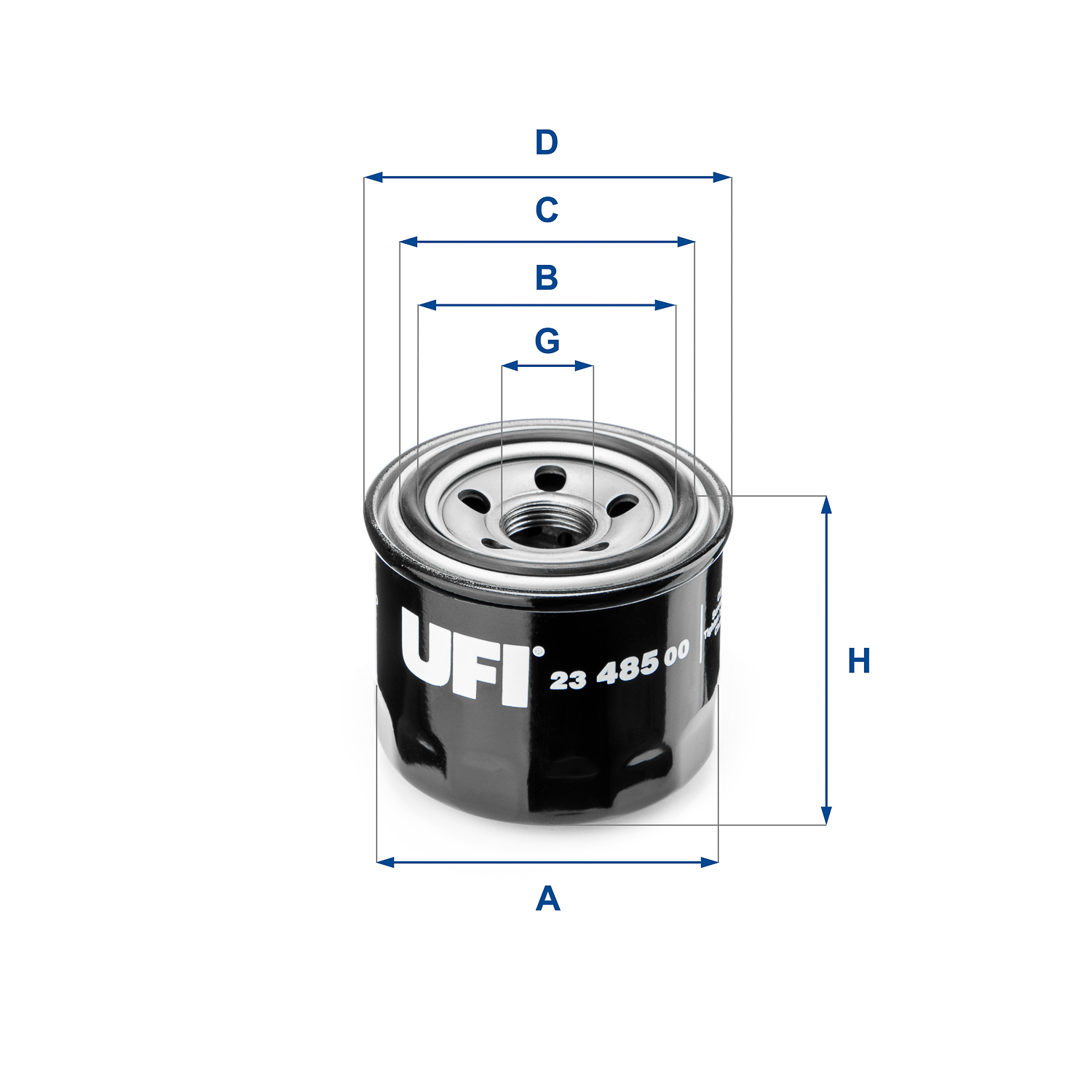 UFI FILTERS 23.485.00 Ölfilter SpinOn