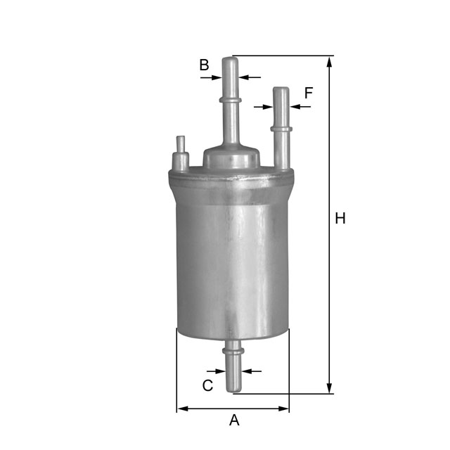 Fil Filter ZP8100FL Kraftstoff-Leitungsfilter Inline