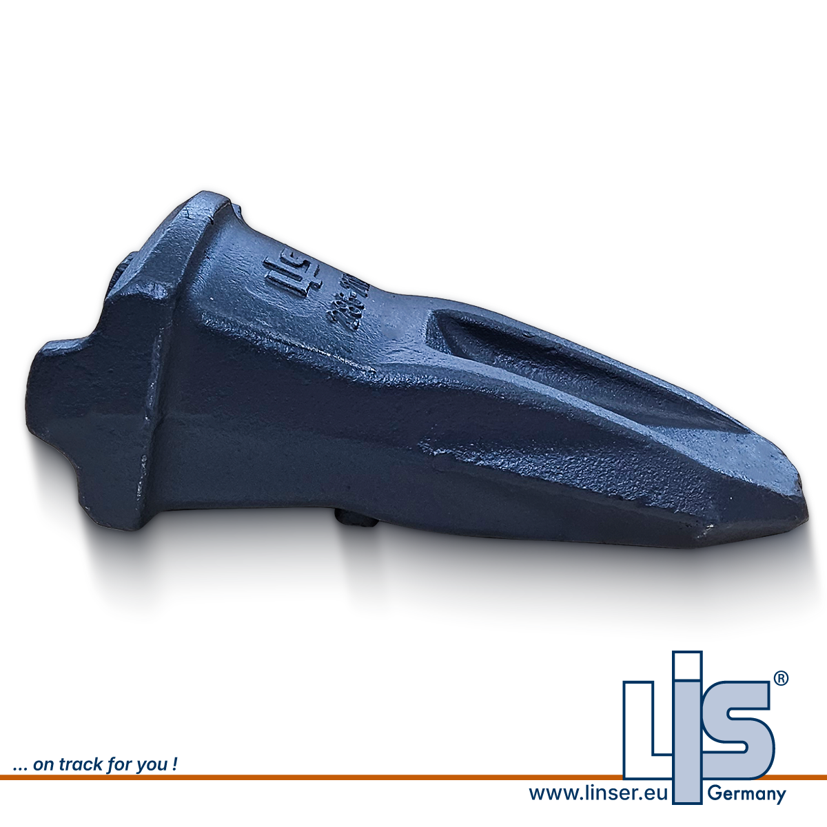 LIS Baggerzahn K110 2862117 aus hochverschleißfestem Stahlguss für CAT K-System.