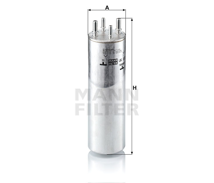 WK857/1 Kraftstoff-Leitungsfilter (Inline)