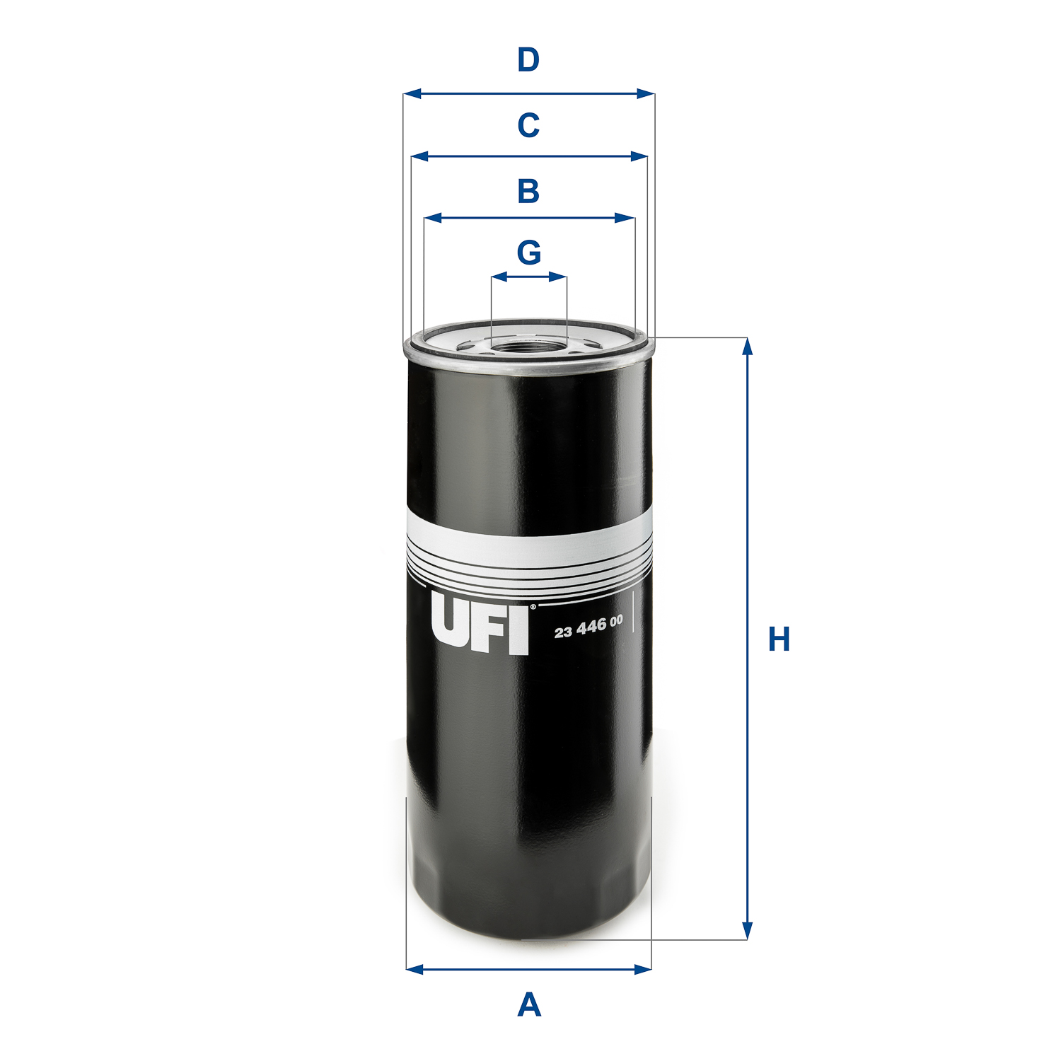 UFI FILTERS 23.446.00 Ölfilter SpinOn