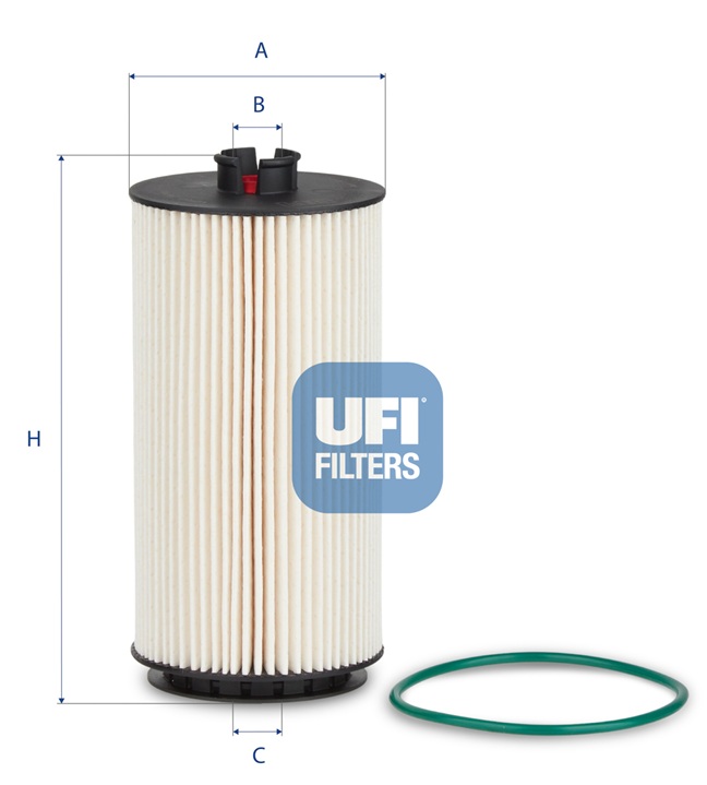 UFI FILTERS 26.241.00 fuel filter element