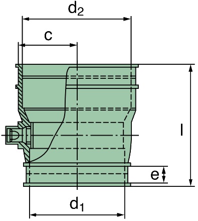 MANN+HUMMEL 3930027949 Reduzierstutzen 80/70mm (TPE)