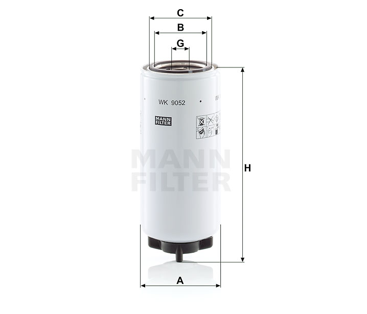MANN-FILTER WK9052x Kraftstoffwechselfilter