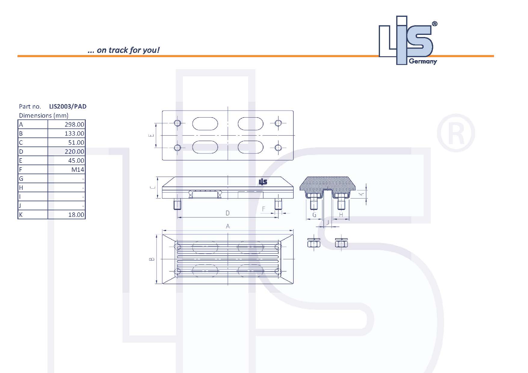LIS Smart Pad Komplettset 300mm