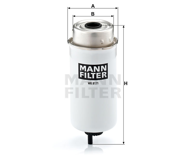 MANN-FILTER WK8171 Kraftstoffwechselfilter