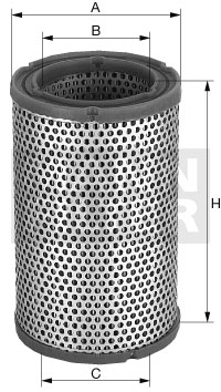 MANN-FILTER C1450 Luftfilterelement