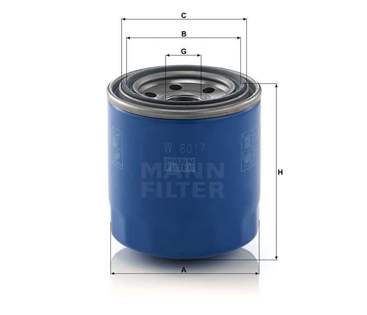 MANN-FILTER W8017 Wechselfilter