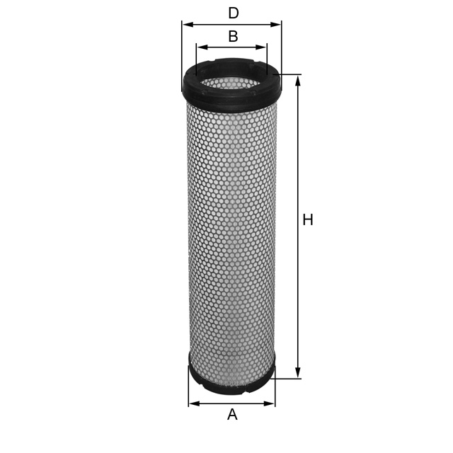 Fil Filter HP2715 air filter element (secondary)
