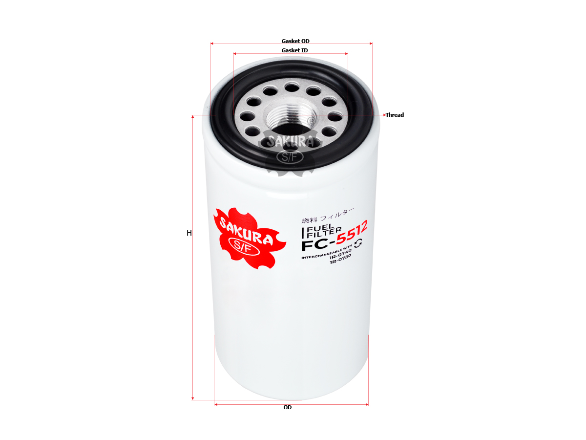SAKURA FC-5512 Kraftstofffilterelement