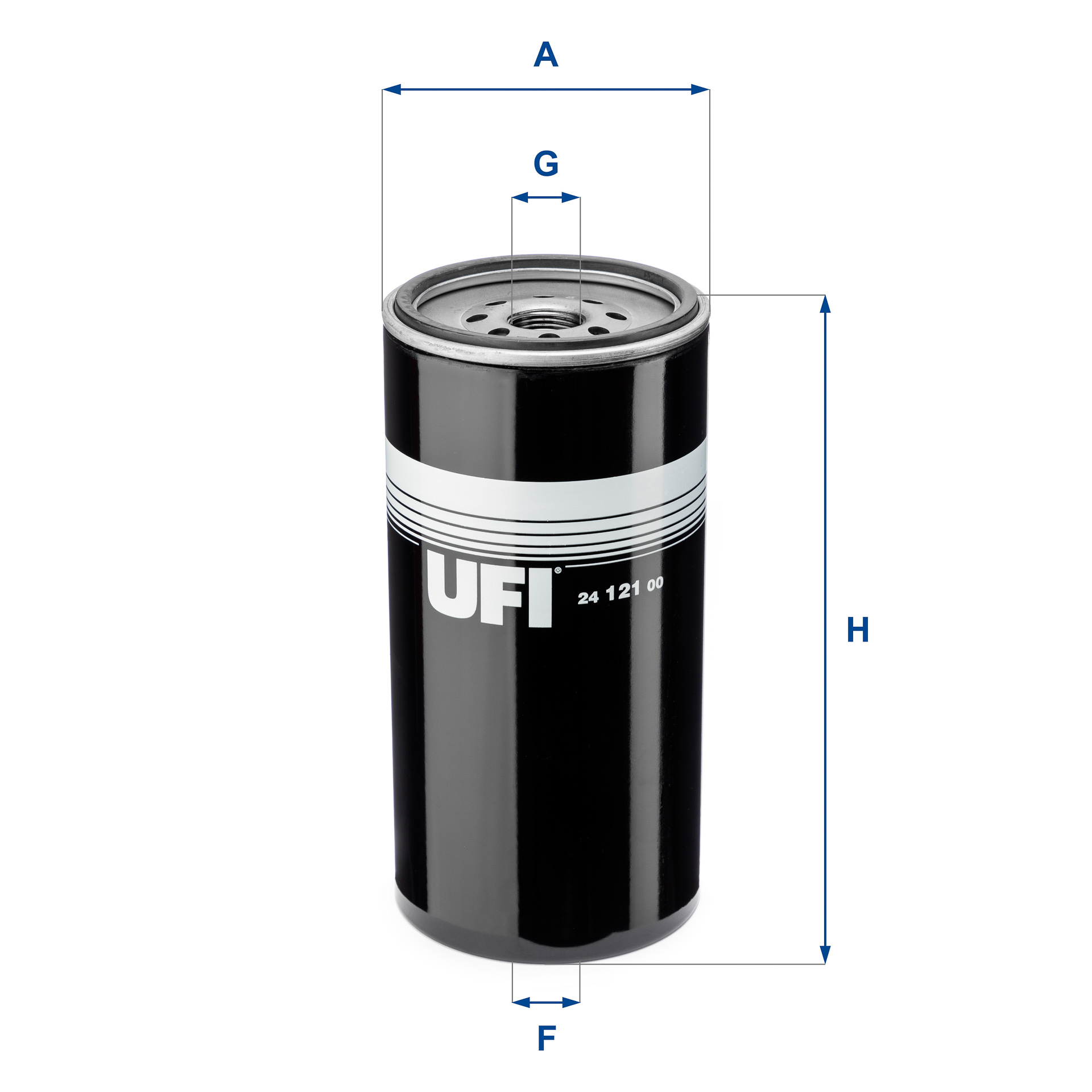 UFI FILTERS 24.121.00 fuel filter spin-on