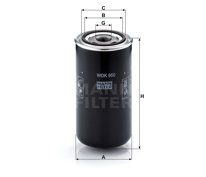 WDK950 Kraftstoffwechselfilter