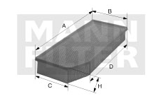 MANN-FILTER C28038 Luftfilterelement
